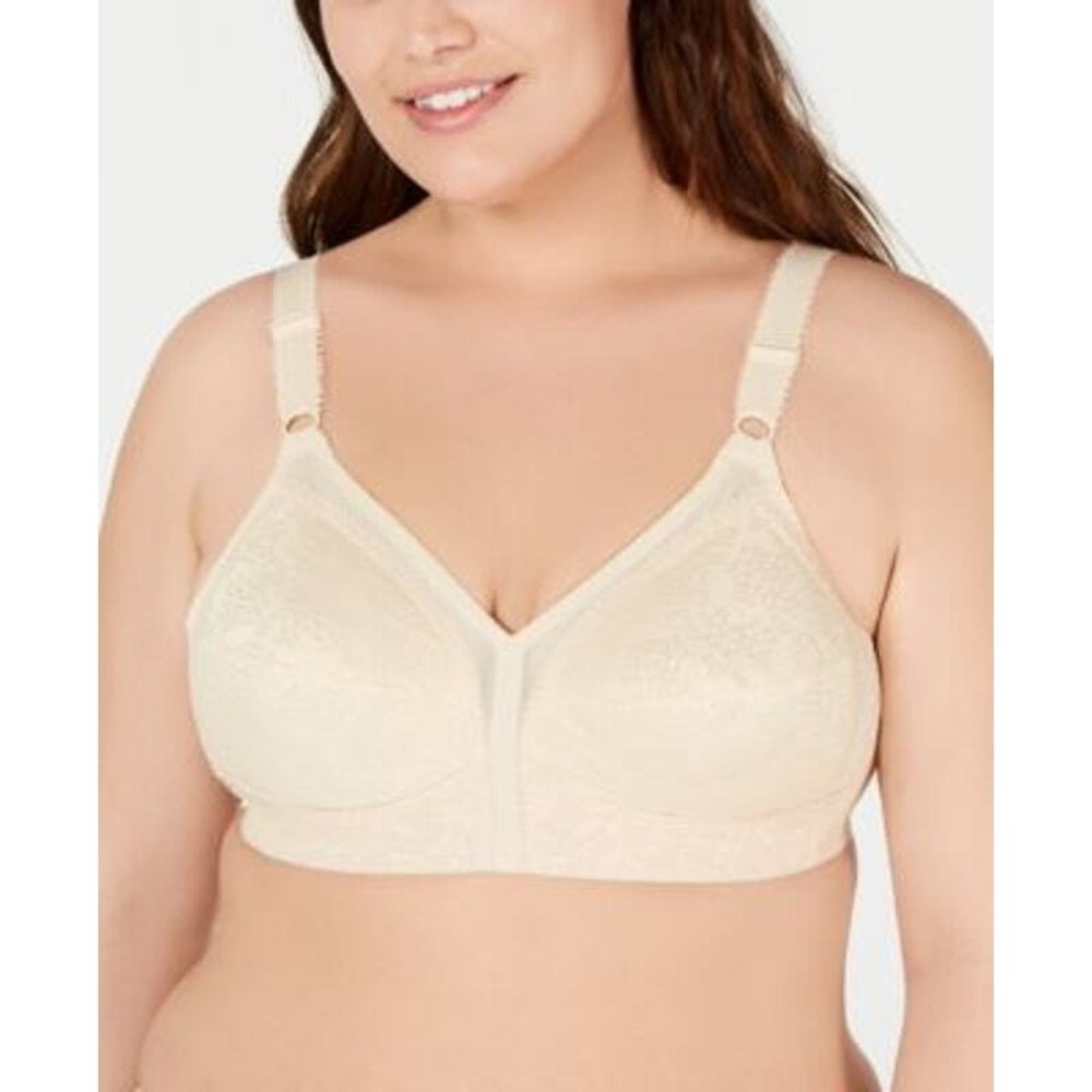 Playtex 18 Hour Bra‎ 20/27 38B Beige Sensational Support Smoothing Wirefree New